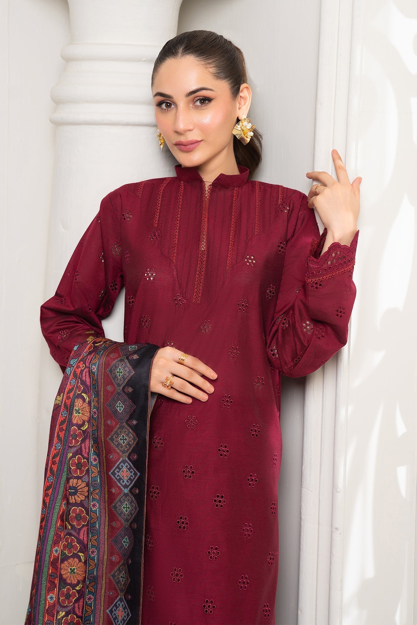 Winter Whisper by Panache Apparel Stitched Collection-Wild Rose