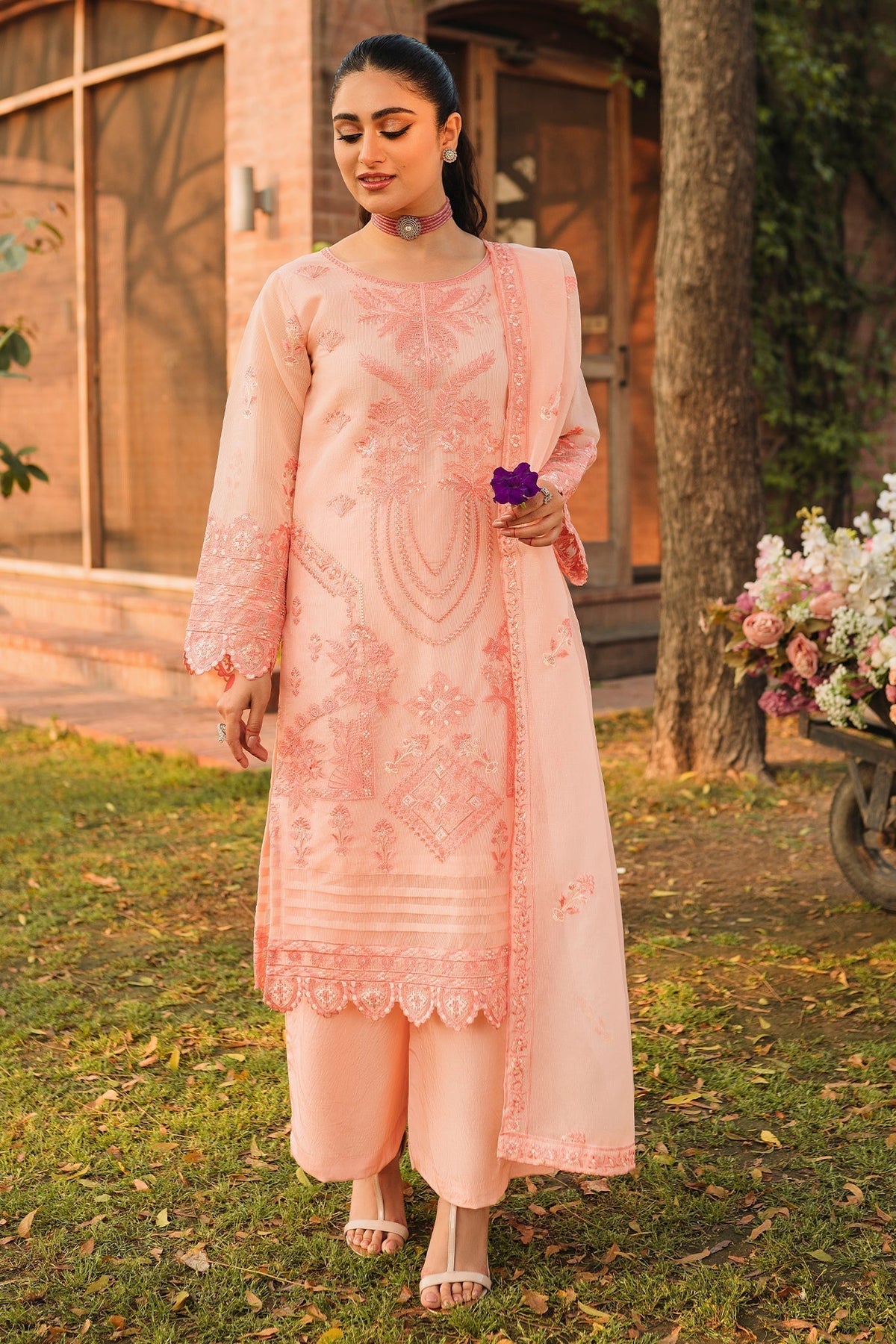 Panache Apparel Stitched Shirt Collection-Resham