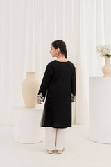 Khayat Stitched 2 Piece Lawn Collection'2025-Black Contrast