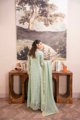 Rang Nirala By Manahils Stitched 3 Piece Formals Collection'2025-K-169-MINT GREEN