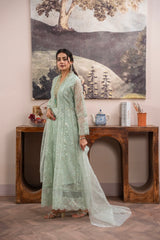 Rang Nirala By Manahils Stitched 3 Piece Formals Collection'2025-K-151-MINT GREEN