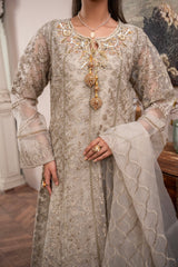 Rang Nirala By Manahils Stitched 3 Piece Formals Collection'2025-K-171-CAMEL BROWN