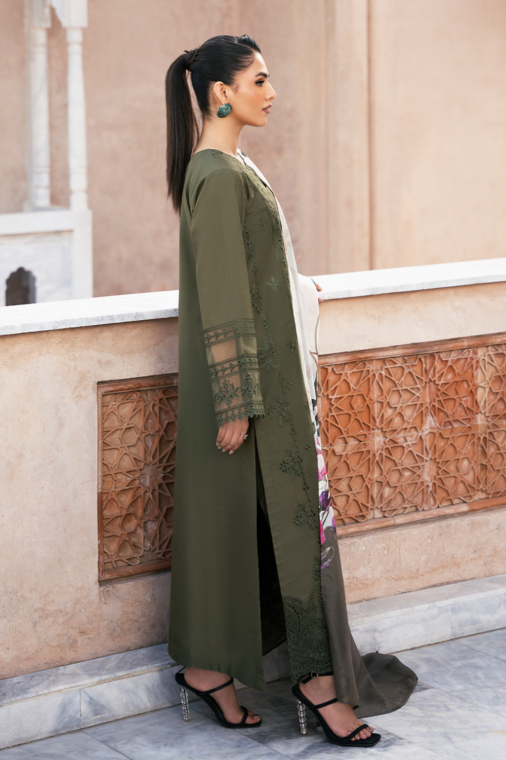 Mizaj By Esra Stitched 2 Piece Luxury Lawn Collection-LX-24-10