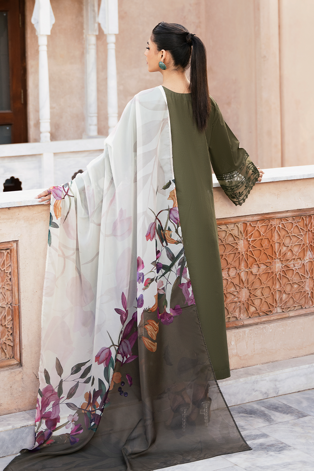 Mizaj By Esra Stitched 2 Piece Luxury Lawn Collection-LX-24-10