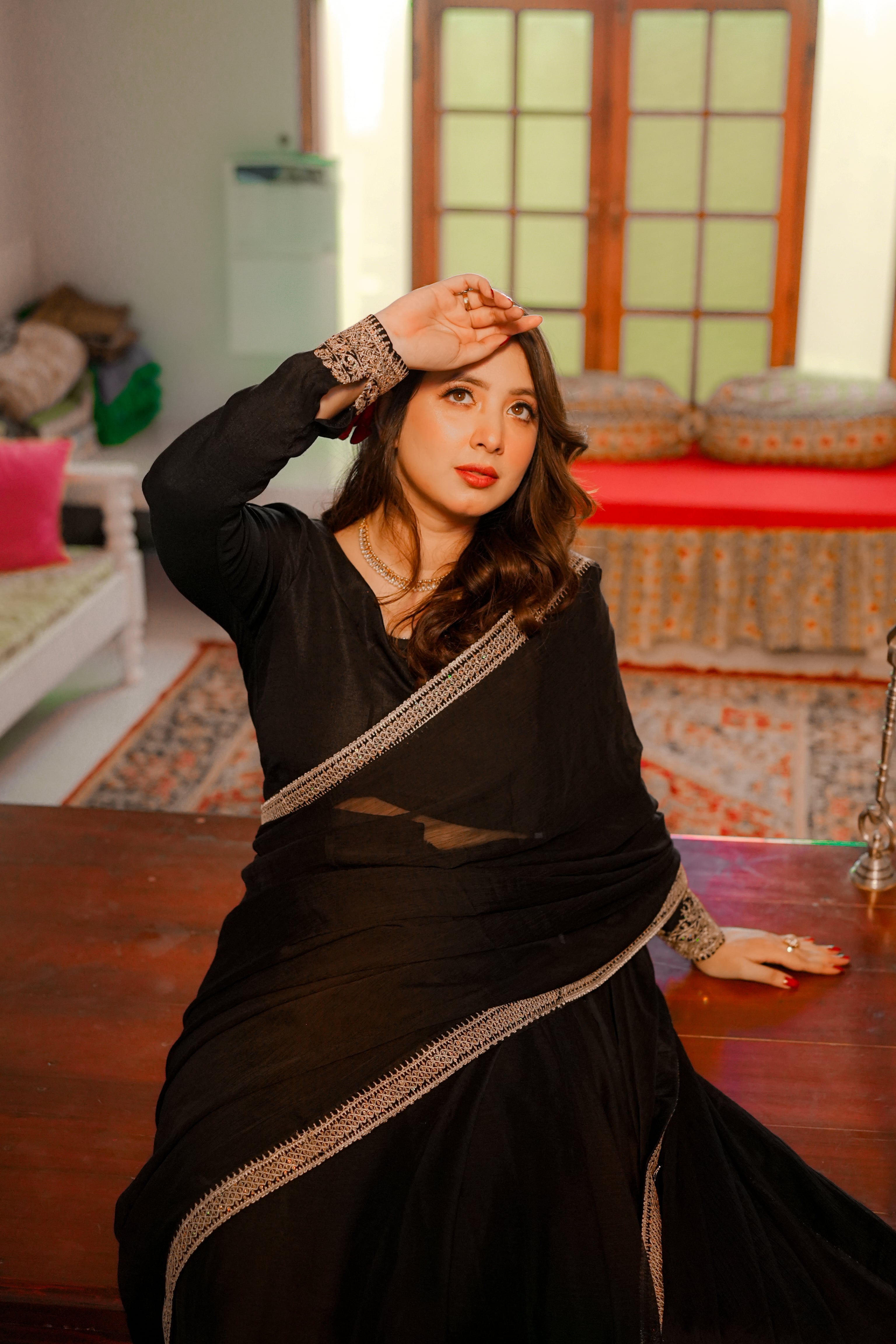 Omal By Komal Stitched 3 Piece Formals Collection'2025-SAAYA