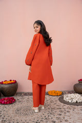 Khayat Stitched 2 Piece Lawn Kids Collection'2025-Rust