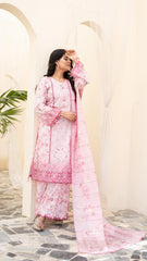 Dressline Launching New Unstitched  3 Pcs Premium Chikankari Emb Digital Printed Lawn Collection
