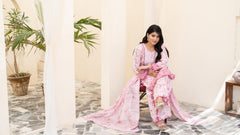 Dressline Launching New Unstitched  3 Pcs Premium Chikankari Emb Digital Printed Lawn Collection