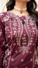 Dressline Launching New Unstitched  3 Pcs Premium Chikankari Emb Digital Printed Lawn Collection