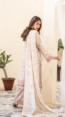 Dressline Launching New Unstitched  3 Pcs Premium Chikankari Emb Digital Printed Lawn Collection