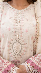 Dressline Launching New Unstitched  3 Pcs Premium Chikankari Emb Digital Printed Lawn Collection