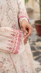 Dressline Launching New Unstitched  3 Pcs Premium Chikankari Emb Digital Printed Lawn Collection