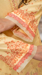 Dressline Launching New Unstitched  3 Pcs Premium Chikankari Emb Digital Printed Lawn Collection