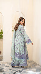 Dressline Launching New Unstitched  3 Pcs Premium Chikankari Emb Digital Printed Lawn Collection