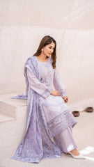 Dressline Launching New Unstitched  3 Pcs Premium Emb ChikankariJacquard Lawn Collection