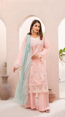 Dressline Launching New Unstitched  3 Pcs Premium Emb ChikankariJacquard Lawn Collection