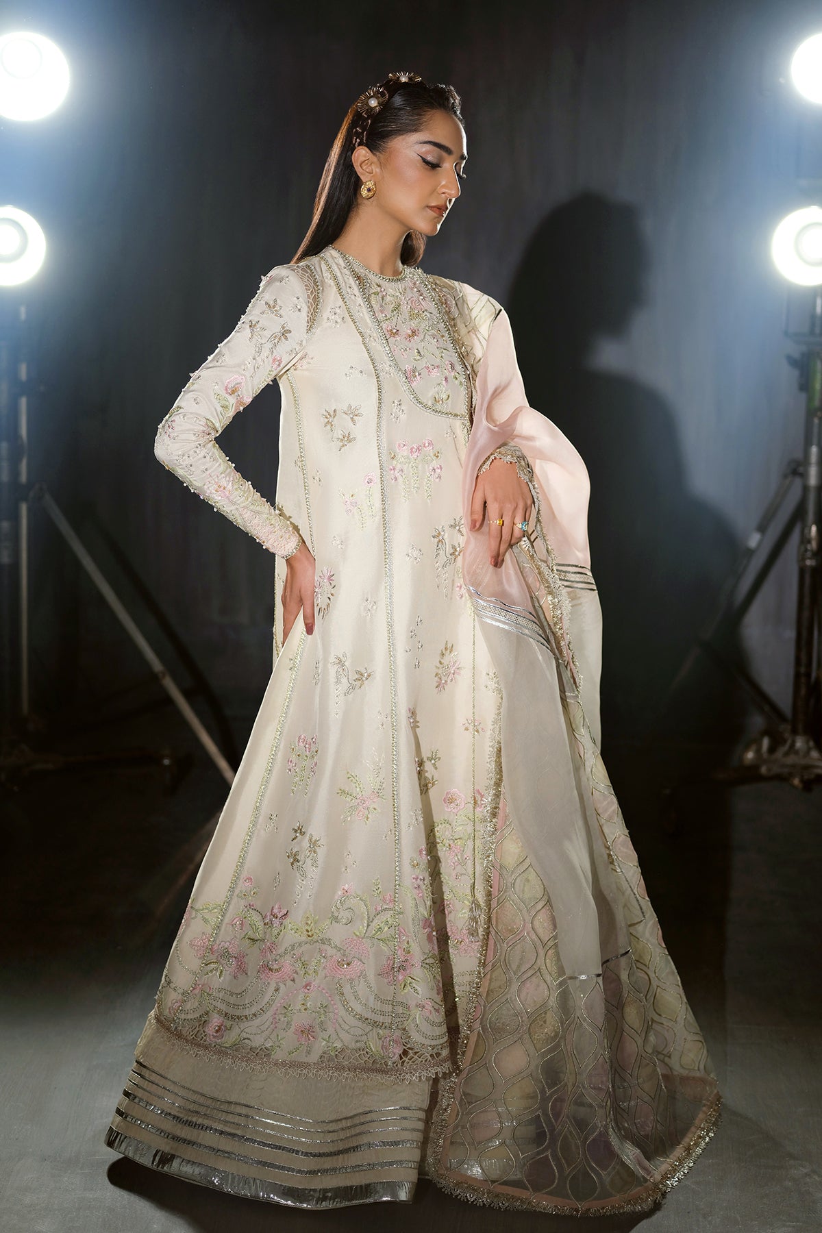 Silk Pret A Porter By Nyra Unstitched 3 Piece Festive Collection'2025-Heer