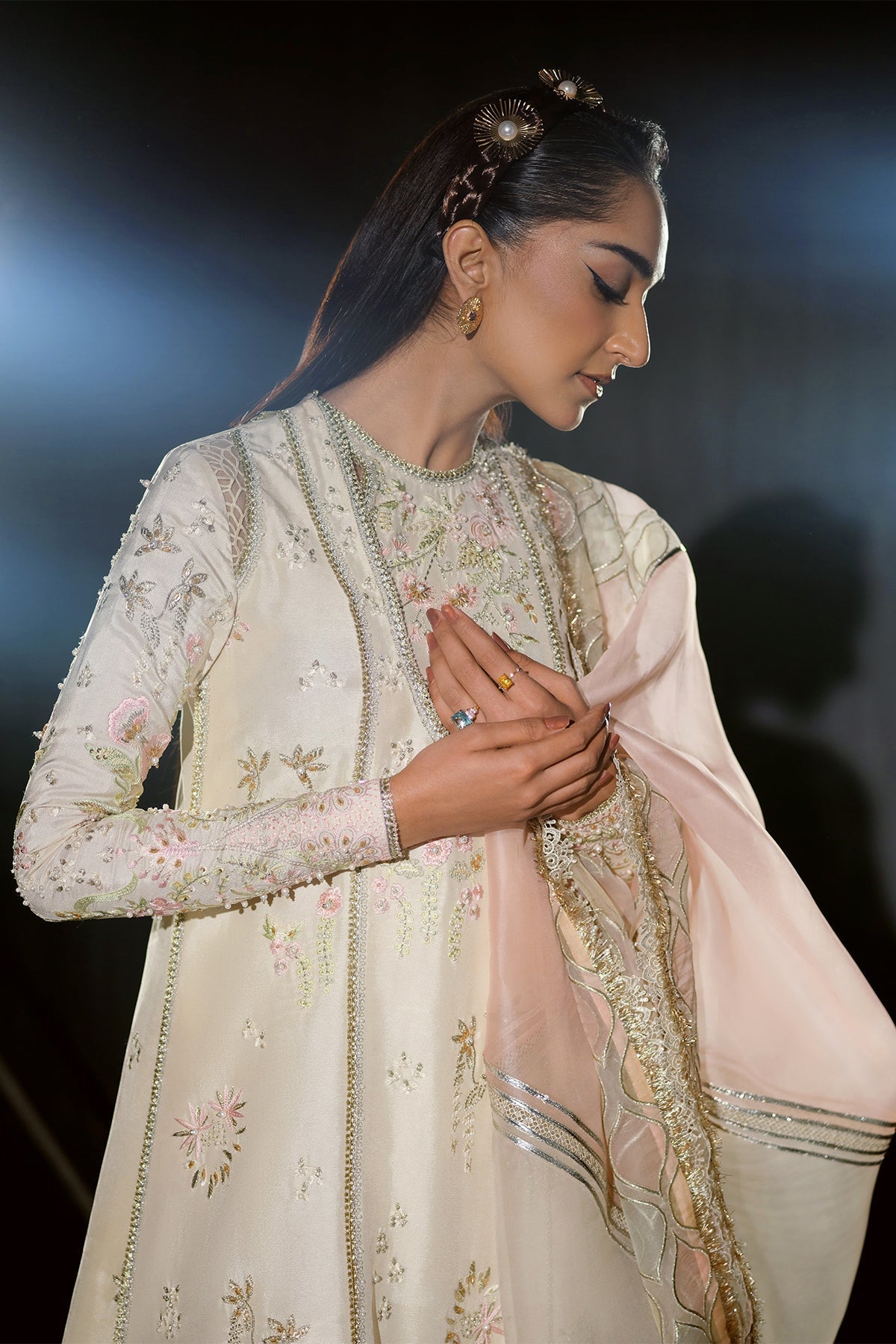 Silk Pret A Porter By Nyra Unstitched 3 Piece Festive Collection'2025-Heer
