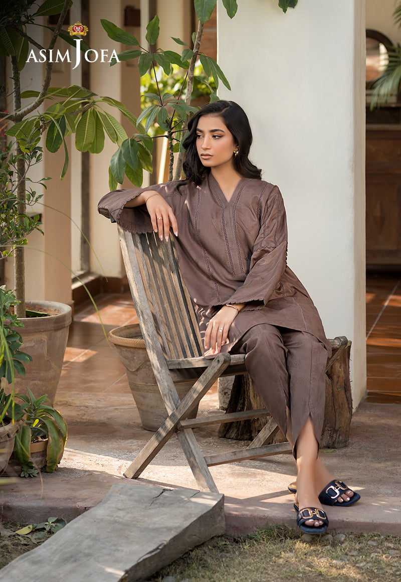 Asim Jofa Essential Pret Drop 6 Ajpb-113 Dyed Jacquard 2 Pcs