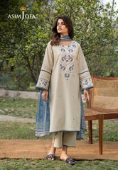 Asim Jofa Essential Pret Drop 6 Ajpb-109 Embroidered Jacquard 3 Pcs