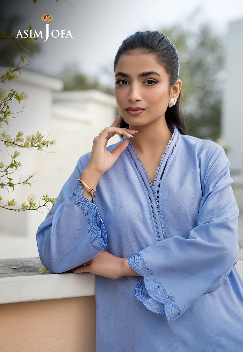 Asim Jofa Essential Pret Drop 6 Ajpb-103 Embroidered Cambric 2 Pcs