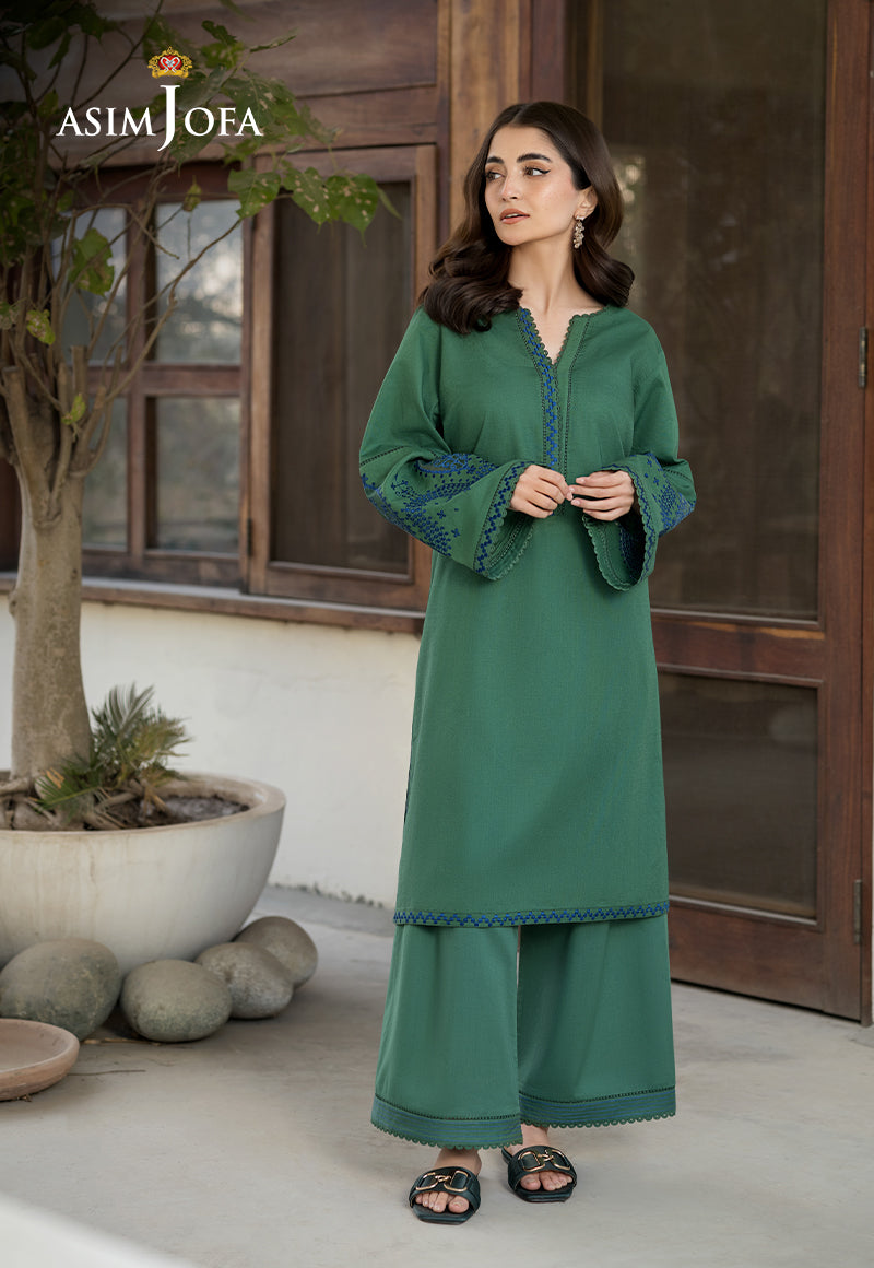 Asim Jofa Essential Pret Drop 6 Ajpb-116 Embroidered Cambric 2 Pcs