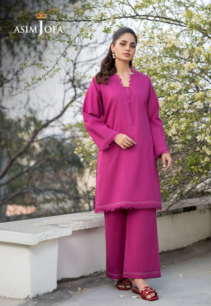 Asim Jofa Essential Pret Drop 6 Ajpb-124 Dyed Cambric 2 Pcs