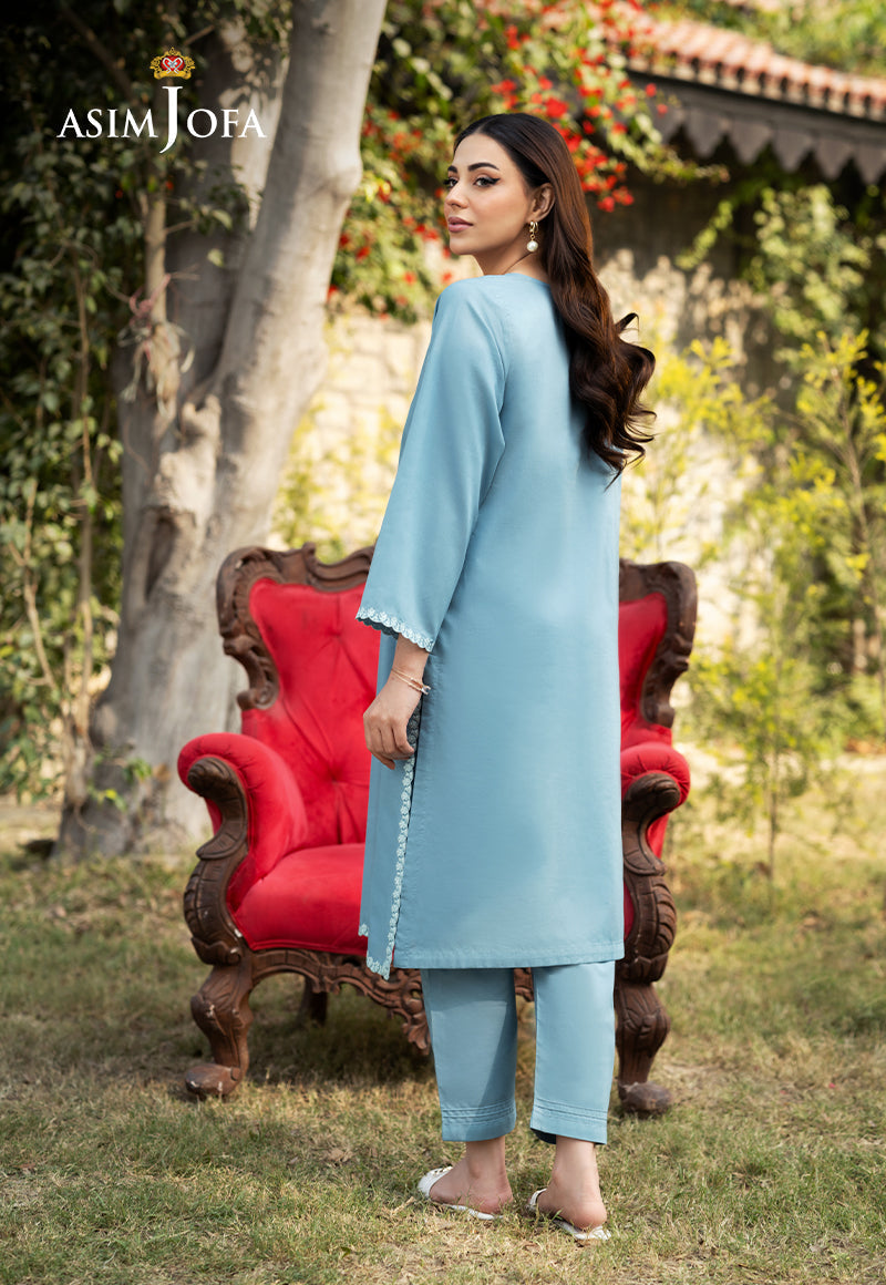 Asim Jofa Essential Pret Drop 6 Ajpb-101 Embroidered Cambric 2 Pcs