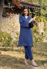 Asim Jofa Essential Pret Drop 6 Ajpb-71 Embroidered Raw Silk 2 Pcs