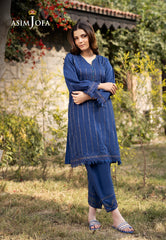 Asim Jofa Essential Pret Drop 6 Ajpb-71 Embroidered Raw Silk 2 Pcs