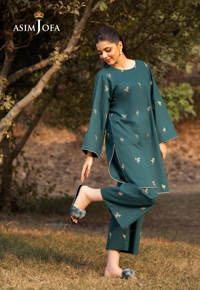 Asim Jofa Essential Pret Drop 6 Ajpb-90 Embroidered Cambric 2 Pcs