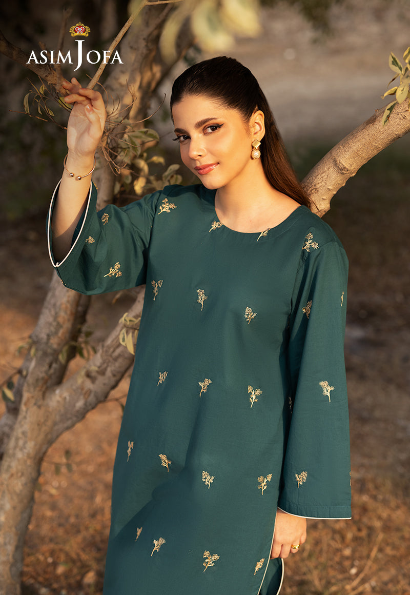 Asim Jofa Essential Pret Drop 6 Ajpb-90 Embroidered Cambric 2 Pcs