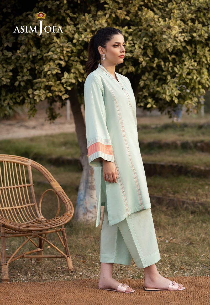 Asim Jofa Essential Pret Drop 6 Ajpb-123 Dyed Cambric 2 Pcs