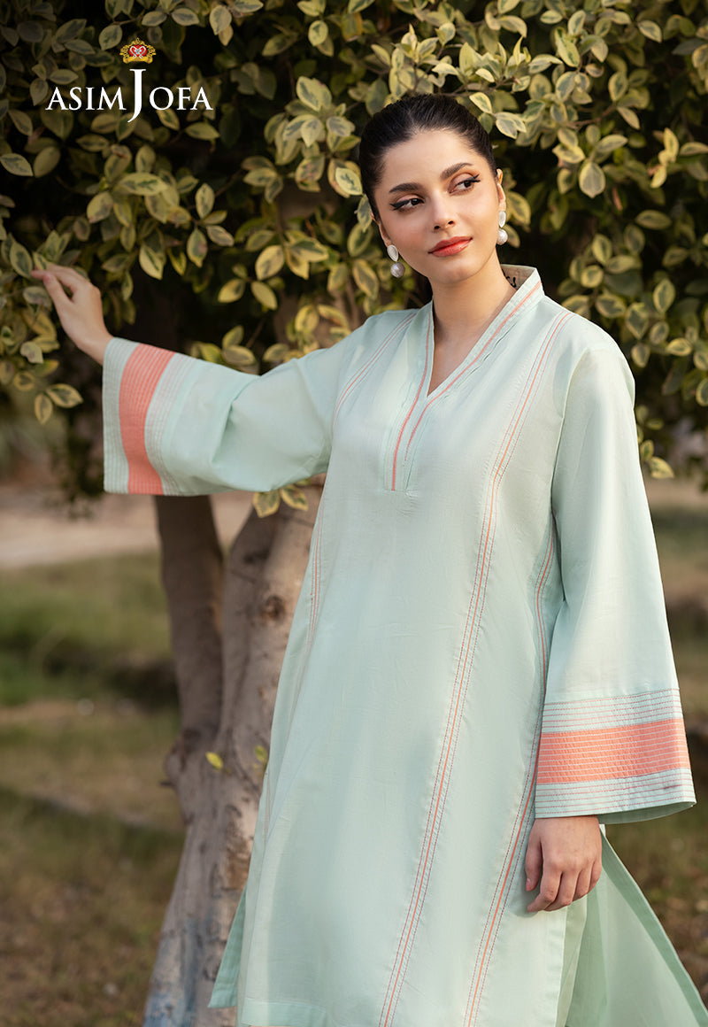 Asim Jofa Essential Pret Drop 6 Ajpb-123 Dyed Cambric 2 Pcs