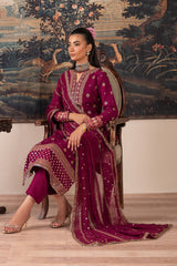 Estella By Sheenora Unstitched 3 Piece Luxury Formals Collection'2025-RAYA