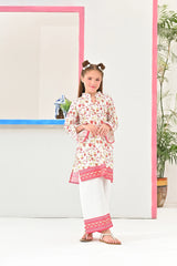 Dhaga Stitched 2 Piece Premium Cotton Lawn Kids Collection'2025-OPAL