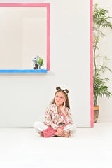 Dhaga Stitched 2 Piece Premium Cotton Lawn Kids Collection'2025-OPAL