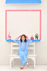 Dhaga Stitched 2 Piece Premium Cotton Lawn Kids Collection'2025-Skyler
