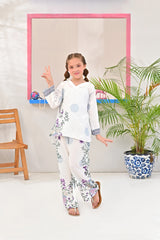 Dhaga Stitched 2 Piece Premium Cotton Lawn Kids Collection'2025-Vyara
