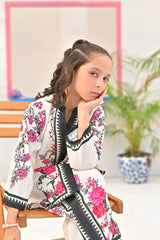 Dhaga Stitched 2 Piece Premium Cotton Lawn Kids Collection'2025-Florse