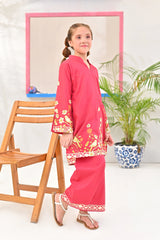 Dhaga Stitched 2 Piece Premium Cotton Lawn Kids Collection'2025-RYLEE