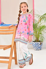 Dhaga Stitched 2 Piece Premium Cambric Kids Collection'2025-Bloom