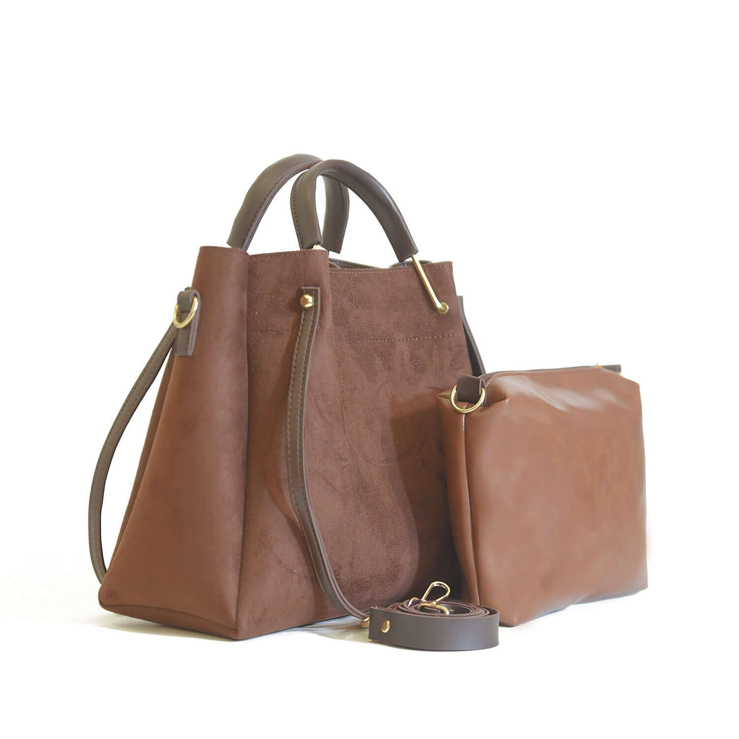 GEORGIA SUEDE BROWN - Bag X