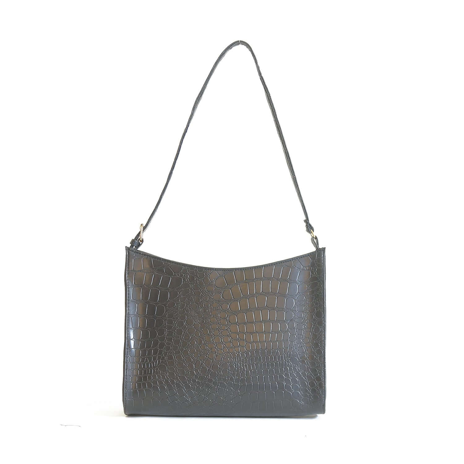 Half Moon crocodile Black - Bag X