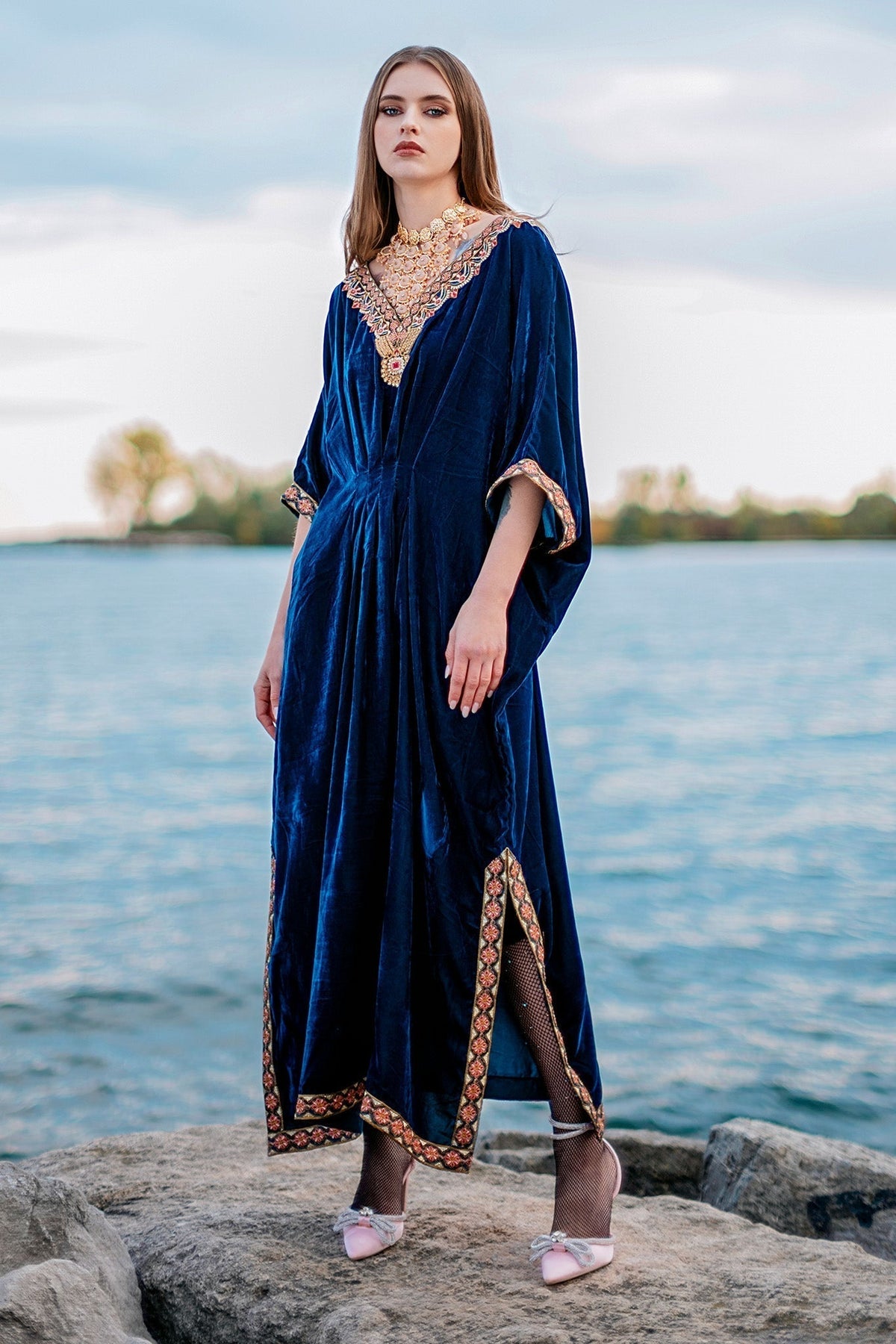 Panache Apparel Stitched Velvet Collection-Breeze
