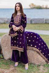 Panache Apparel Stitched Velvet Collection-Velvetine