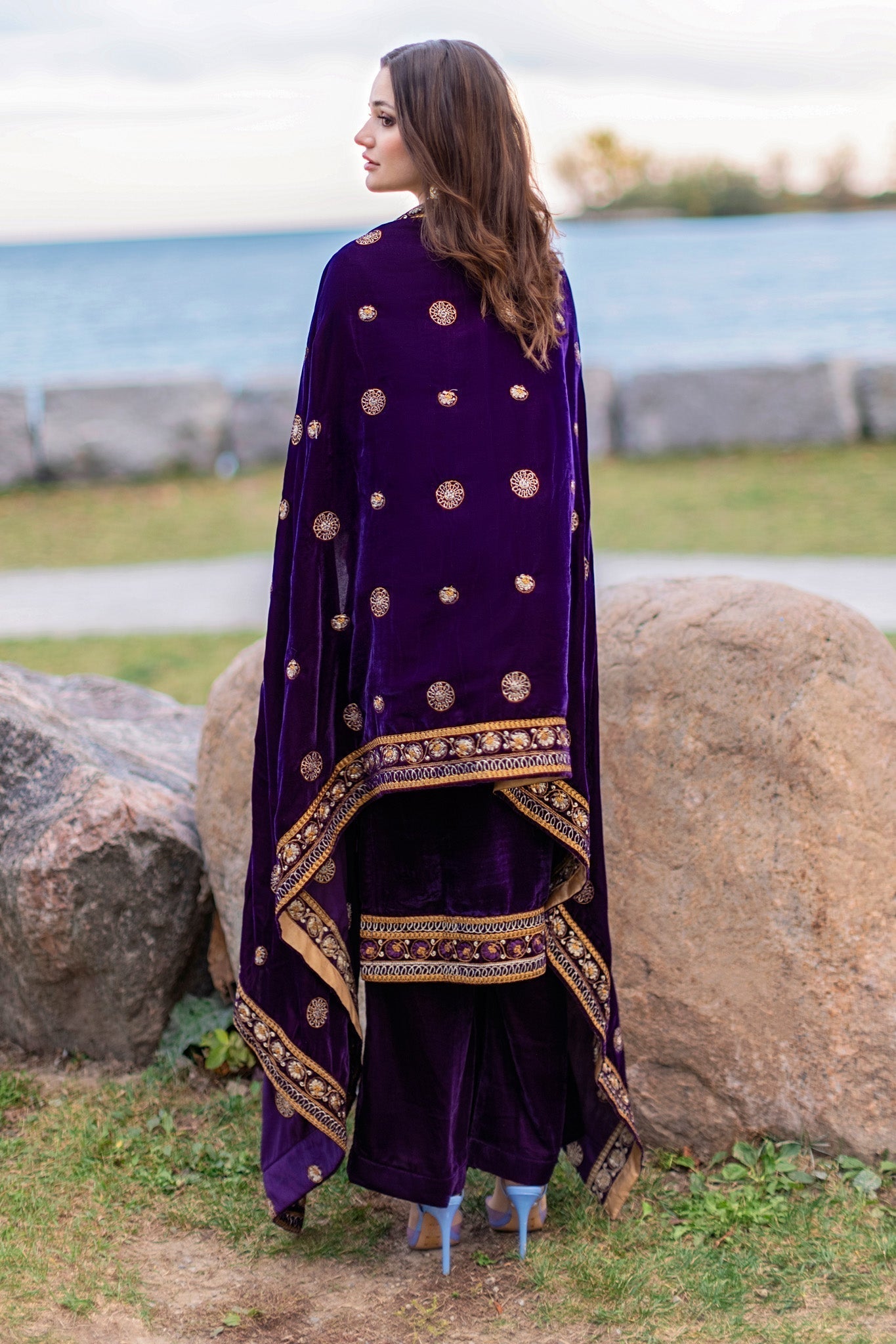 Panache Apparel Stitched Velvet Collection-Velvetine