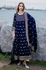 Panache Apparel Stitched Velvet Collection-Glimmer