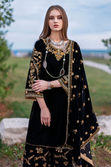 Panache Apparel Stitched Velvet Collection-Eclipse