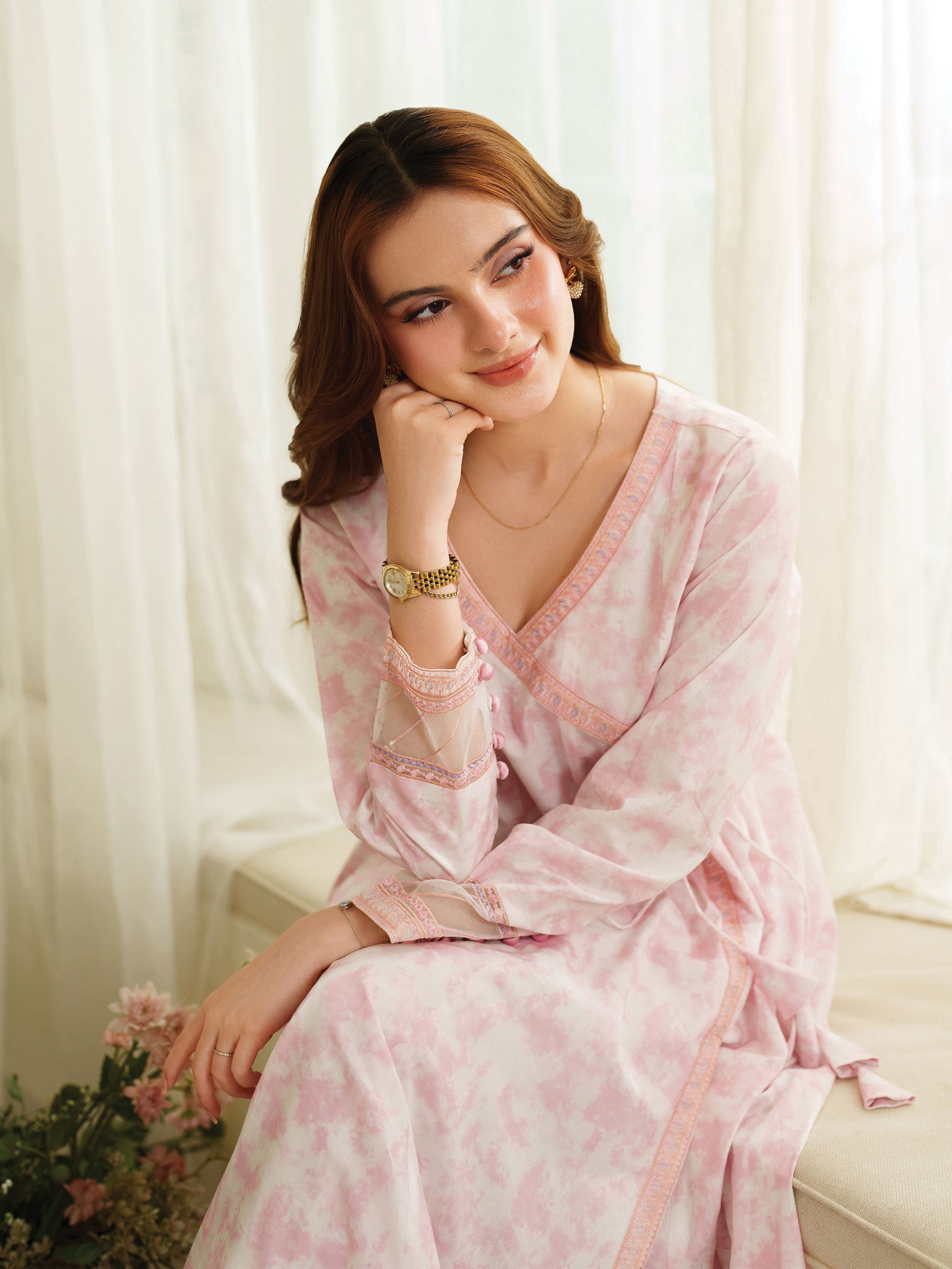 The Bloom Edit by Garnet Stitched 2 Piece Summer Collection'2025-Daina